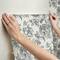 RoomMates Tamara Day Gray Flower Girl Peel & Stick Wallpaper